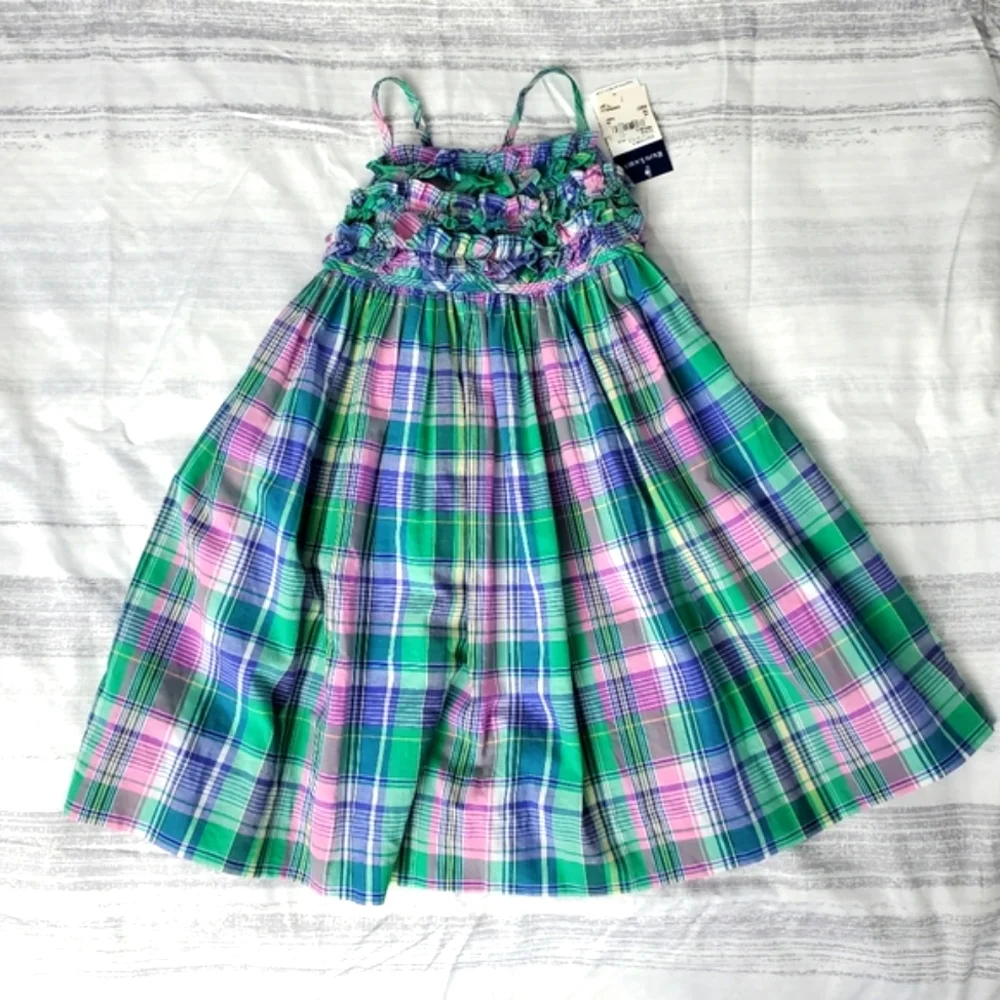 Ralph Lauren Plaid Sundress Blue Label